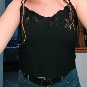 black detailed Brandy tank top!